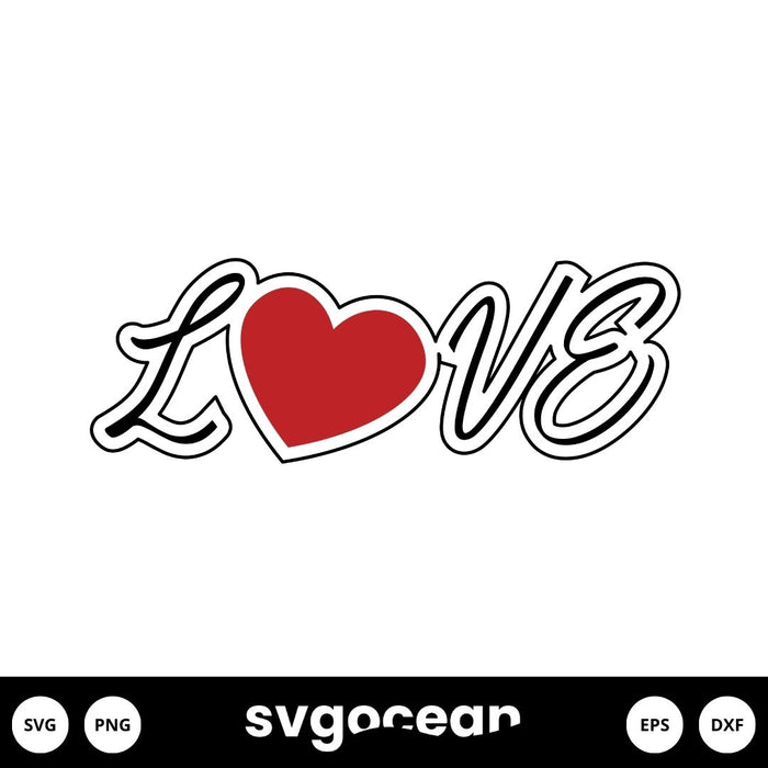 Love SVG File - svgocean