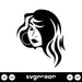 Woman Face SVG - svgocean