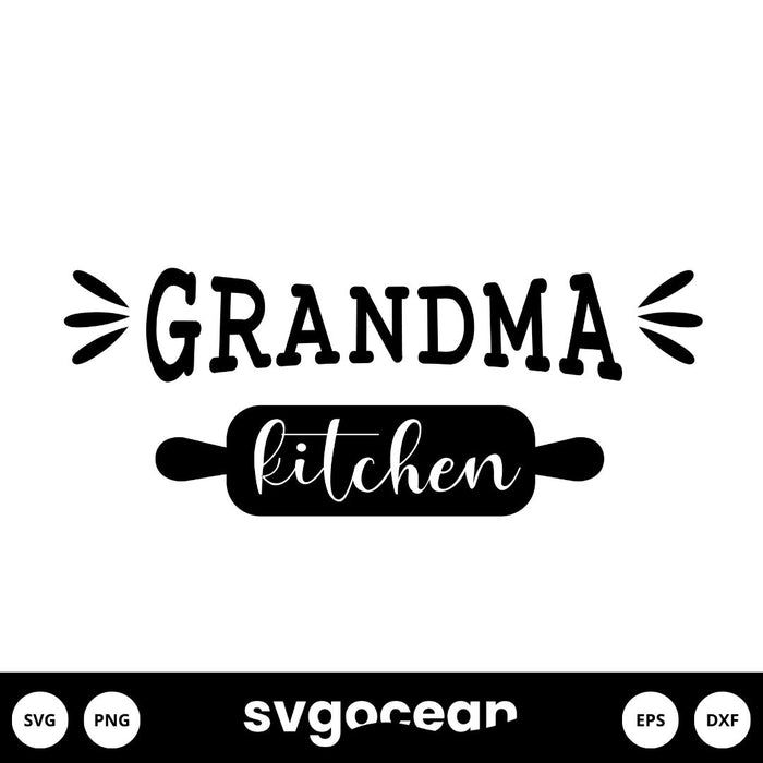 Grandma Kitchen SVG - svgocean