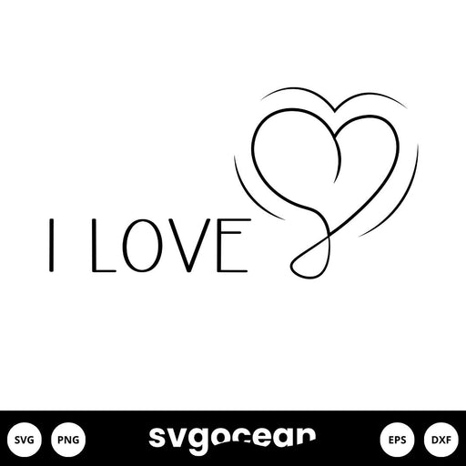 I Love SVG - svgocean