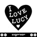 I Love Lucy SVG - svgocean