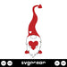 Gnome Valentine SVG - svgocean