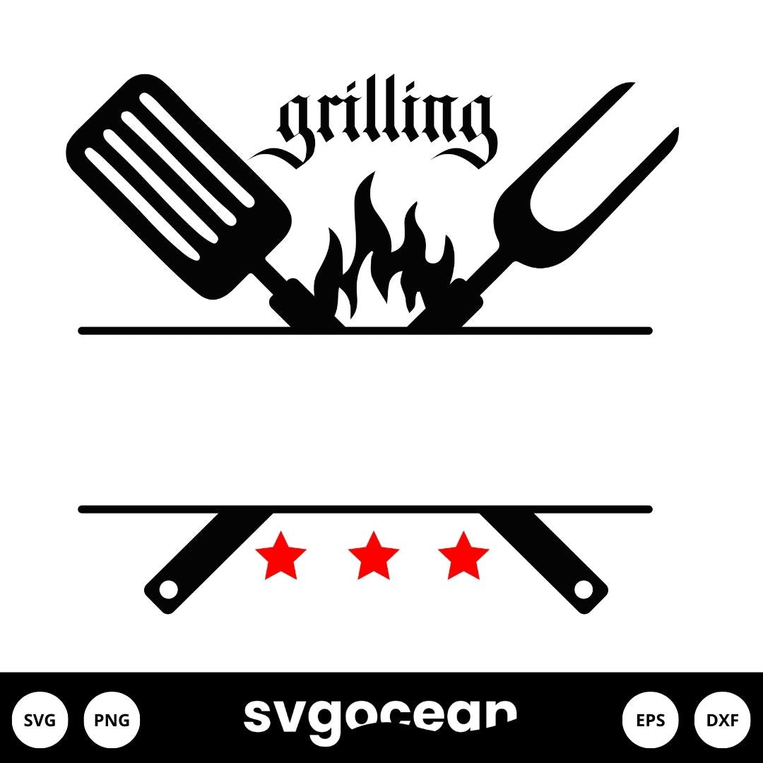 Grilling SVG vector for instant download - Svg Ocean — svgocean