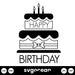 Birthday Cake SVG - svgocean