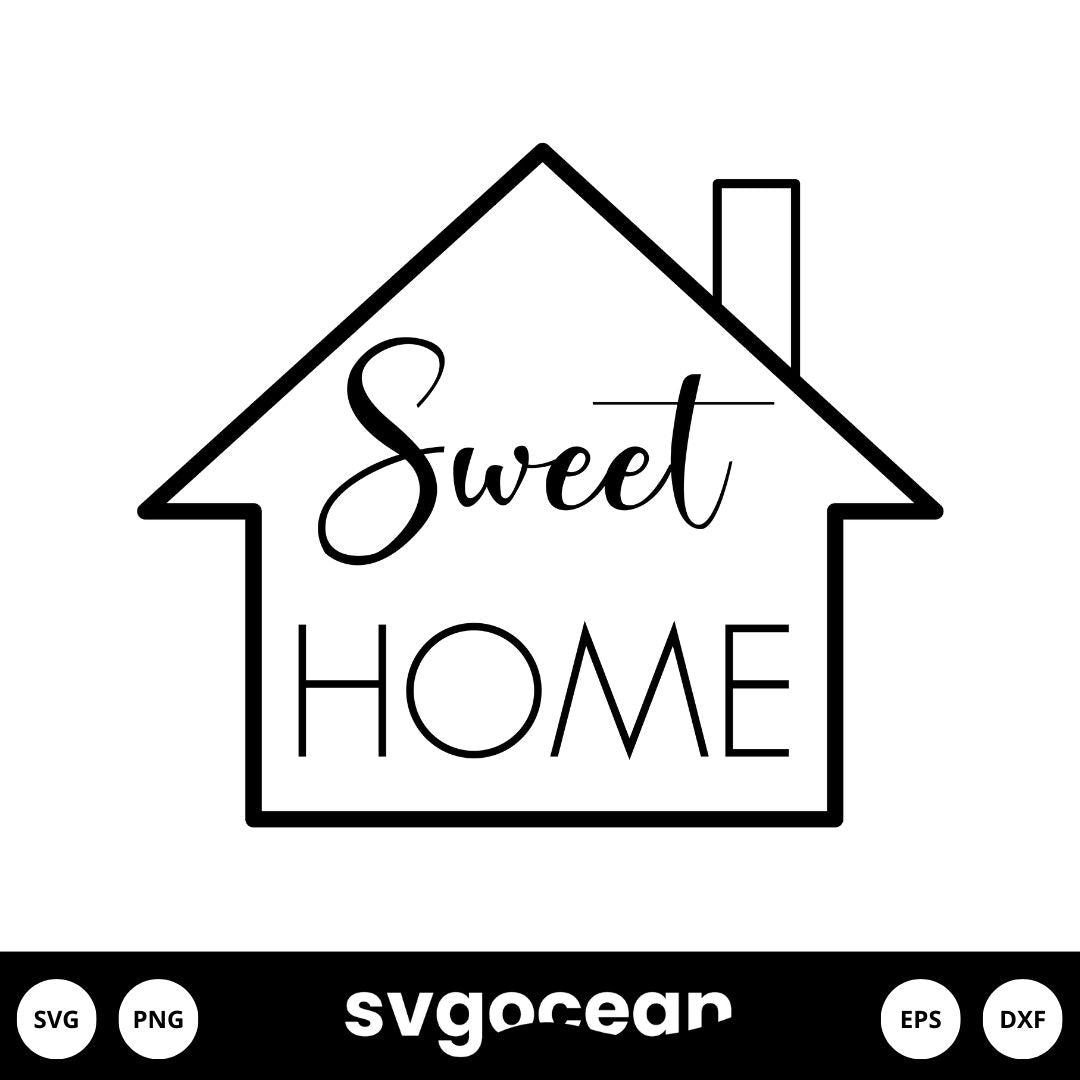 Home Sign SVG vector for instant download - Svg Ocean — svgocean