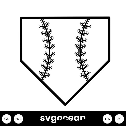 Home Plate SVG - svgocean