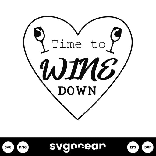 Wine Glass SVG - svgocean
