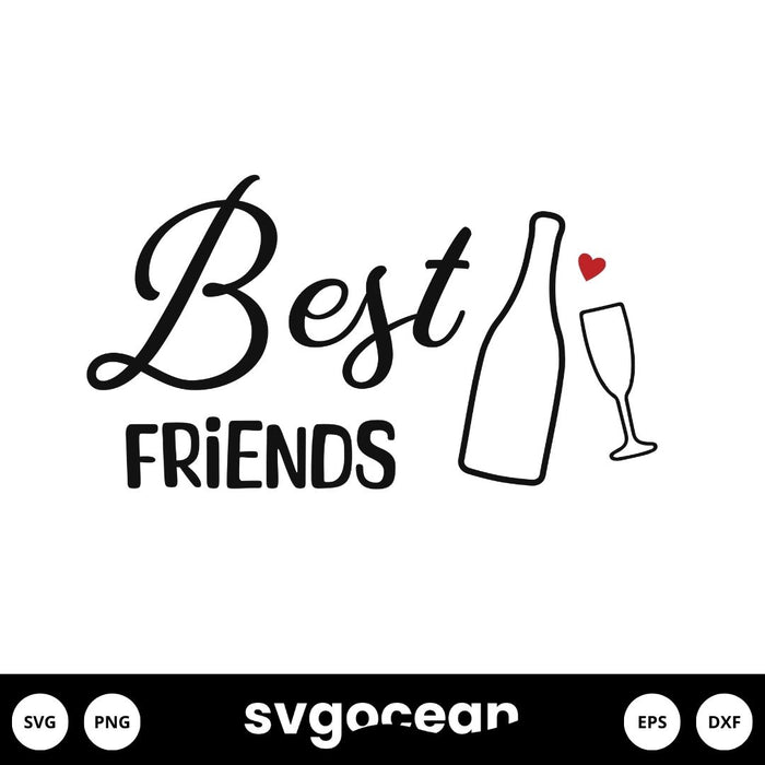 Wine Bottles SVG - svgocean