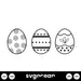 Easter Eggs SVG - svgocean 