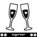 Glass Wine SVG - svgocean