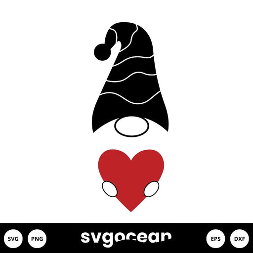 Valentine Gnome SVG - svgocean
