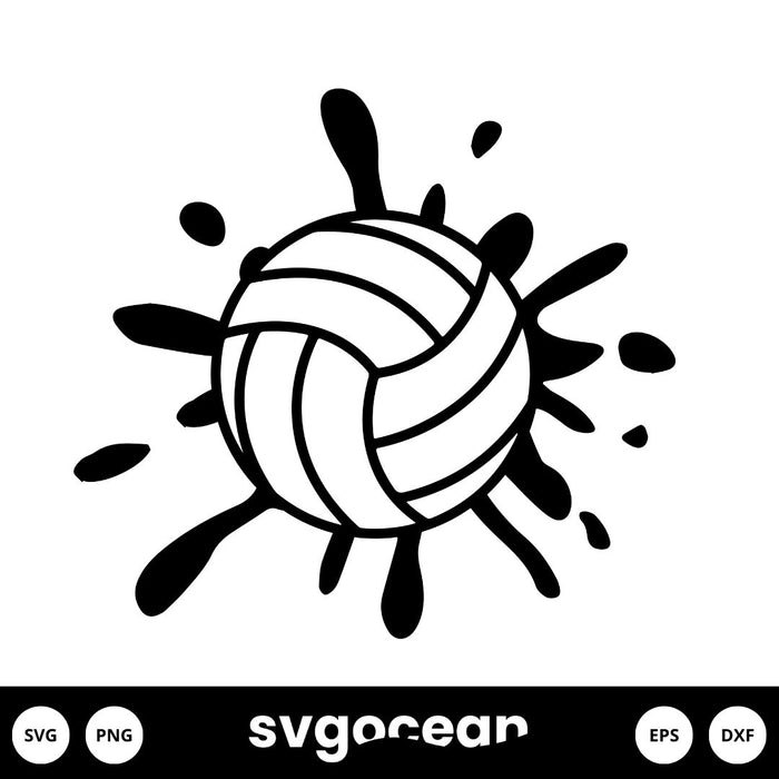 Volleyball SVG - svgocean