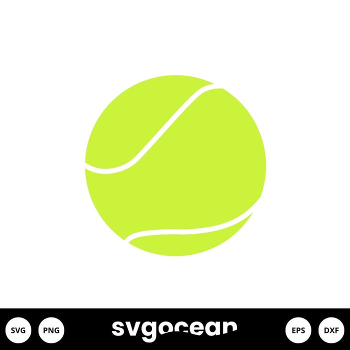 Tennis Ball SVG - svgocean
