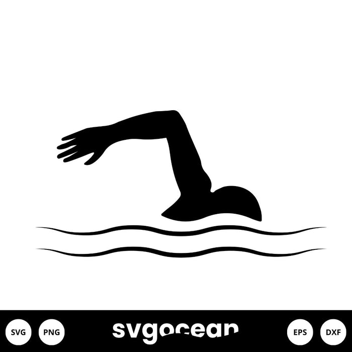 Swimmer SVG - svgocean
