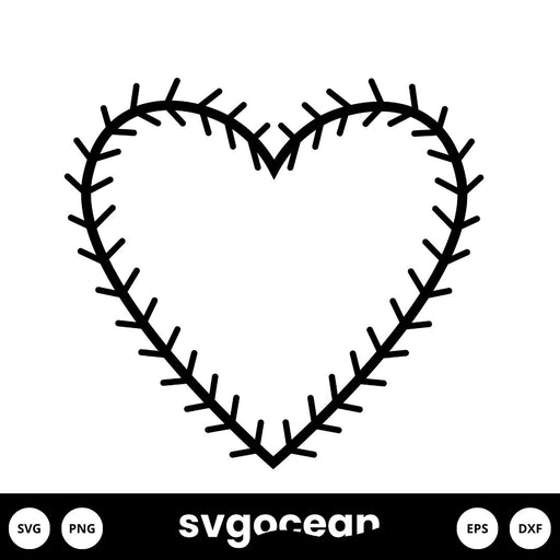 Softball Stitches SVG - svgocean