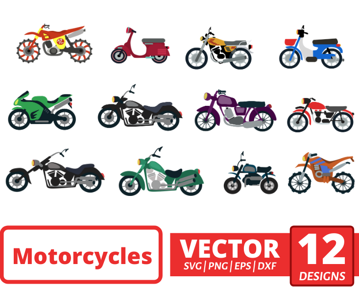 Motorcycles svg