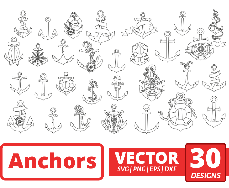Anchors outline svg