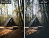 Dark forest mobile lightroom preset