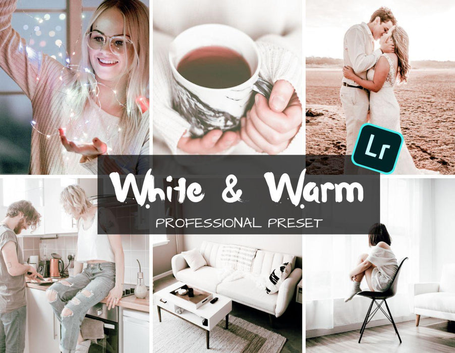 White & warm mobile lightroom preset